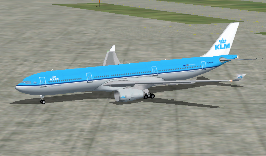 Fs2002 Klm Airbus A330-300 Textures Repaint Of The Posky A330-300 In The New Klm Colours
