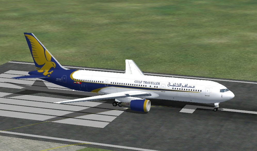 Fs2002 Gulf Air Boeing B767-300Er - This An Update To Gulf Air 767-300Er New Lookgf763Nl.z