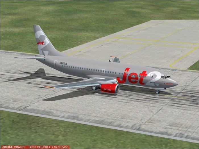 Jet2 Texture For The Gmax Boeing 737-300 By Ffx, By Chris Hodgson If You Have Any Comments