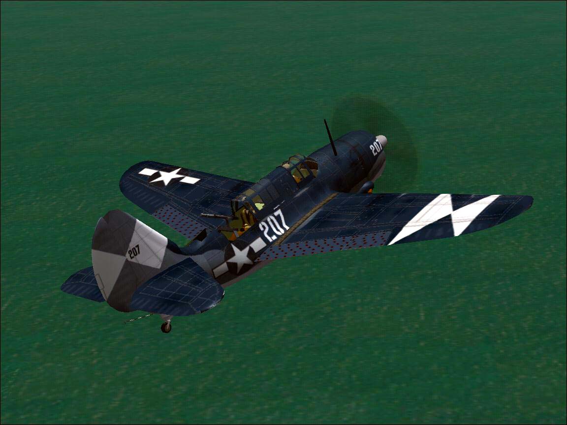 This Is A Textures Repaint Of A Sb2C-4 Helldiver That Was Used By The Vb-83 During World W