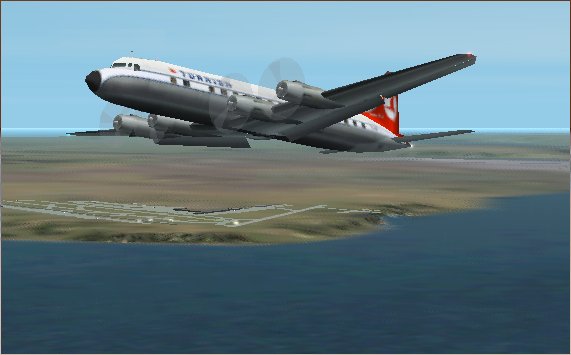 Fs2002 Turkish Douglas Dc-6Bvirtual Aircraft Livery In Thy