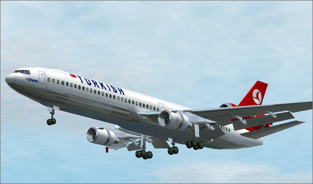 Fs2002 Ai Aircraft Mcdonnell-Douglas Md-11 Turkish Fix Mcdonnell-Douglas Md-11 Turkish Gma