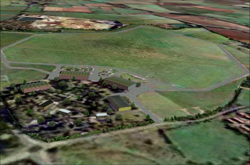 Fs2002 Scenery Of Bicester Airport, Central Uk