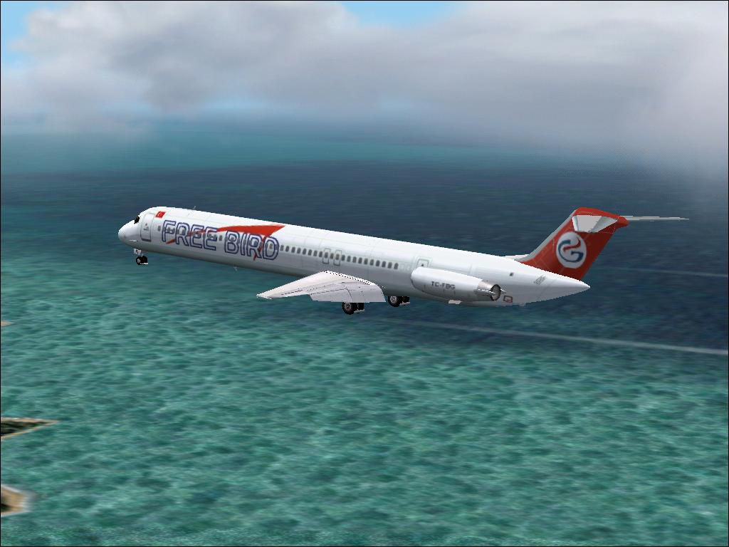 Fs2002 Aircraft-Mcdonnell Douglas Md83 Freebird Airlines Aircraft By Stewart Global And Fl — 1