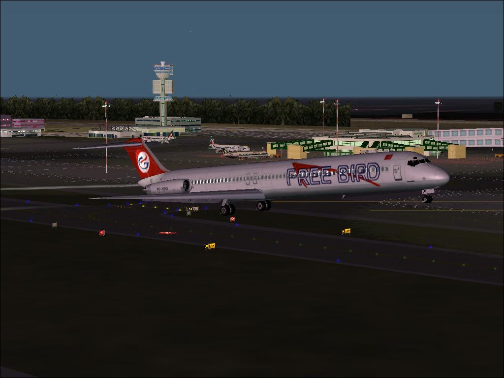 Fs2002 Aircraft-Mcdonnell Douglas Md83 Freebird Airlines Aircraft By Stewart Global And Fl
