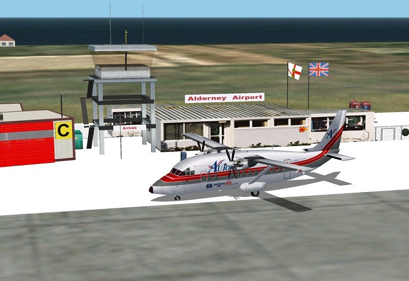 Fs2002 Pro Shorts Sd3-60-300 36 Passenger Twin Turboprop Transport Aurigny Airlines Reg_Id