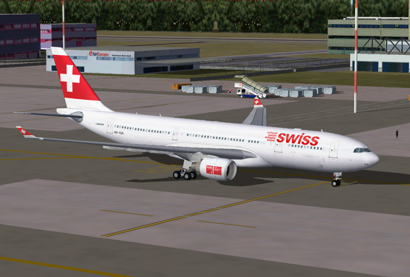Project Opensky Airbus A330-200 For Fs2002 Gmax Model Swiss International Air Lines Airbus