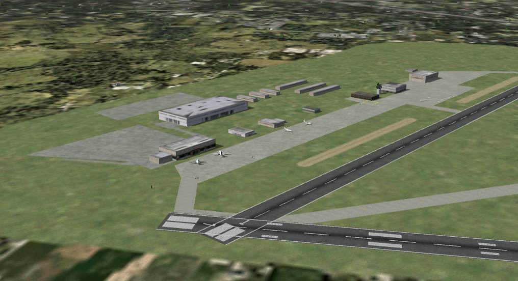 Fs2002 Scenery Abbotsford Airport (Cyxx) By Russel Dirks This Scenery Adds A Few Buildings