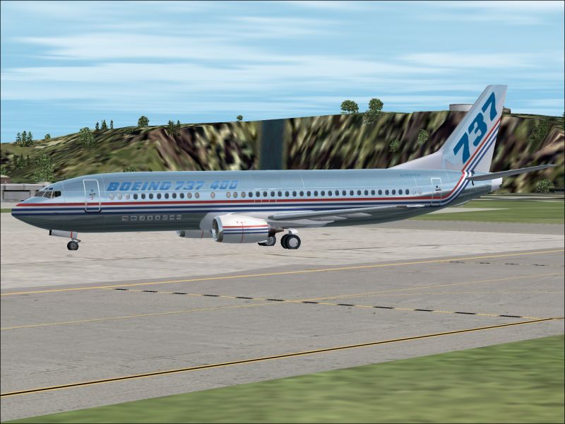Repaint Of The Ffx 737-400 In Boeing Roll Out Colors