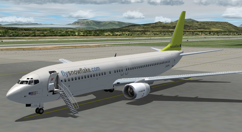 Aircraft Repaint Aircraft: Boeing 737-800 Airline: Snowflake Registration: Ln-Rpn Delevope