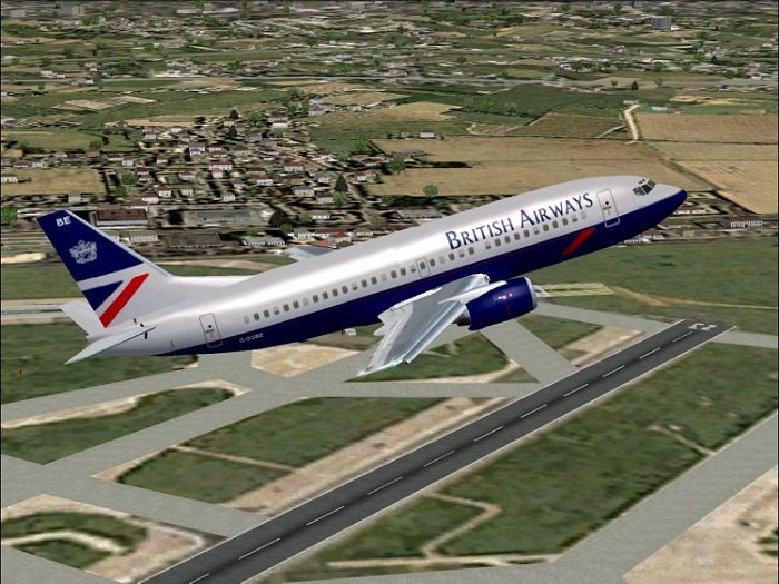 British Airways (Landor) Ffx Boeing 737-300B737-300 Model By Ffx (Erick Cantu).This Repain