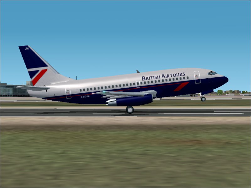British Airtours (Landor) Ffx Boeing 737-200B737-200 Model By Ffx (Erick Cantu).This Repai