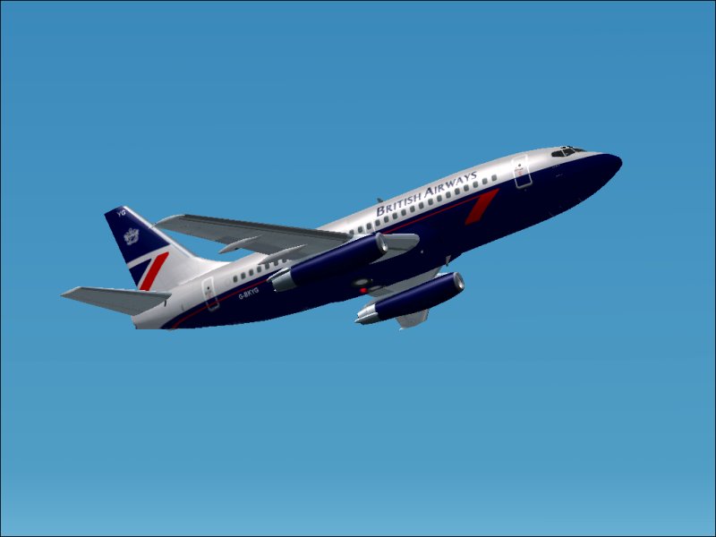 British Airways (Landor) Ffx Boeing 737-200B737-200 Model By Ffx (Erick Cantu).This Repain