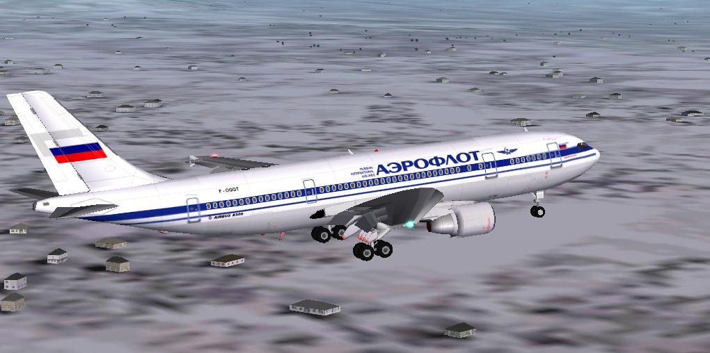 Fs2002 Aircraft - A300-600 Airbus A300-600R Pw Engine Version