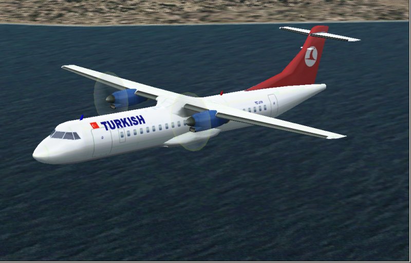 Fs2002 Ai Aircraft Atr72-200 Turkish Airlines