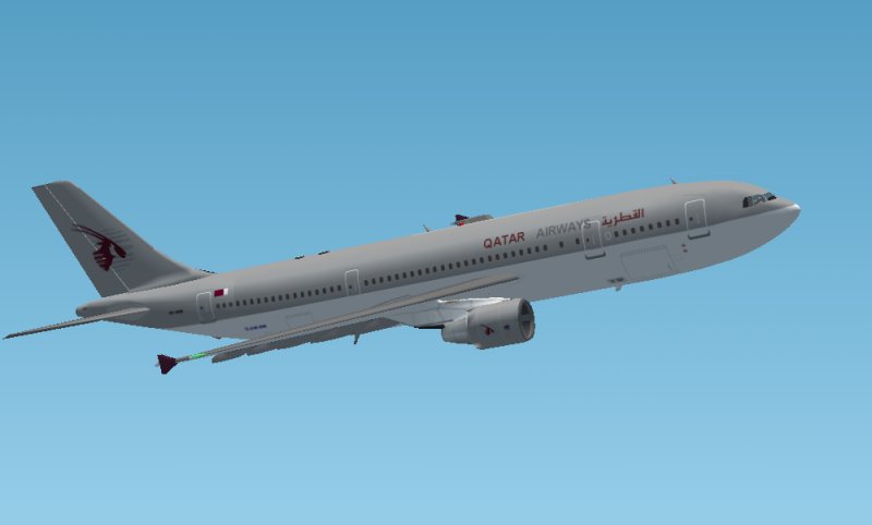 Fs2002 Airbus A300-600R Qatar Airways These Are Two Configurations Of Qatar Airways Airbus