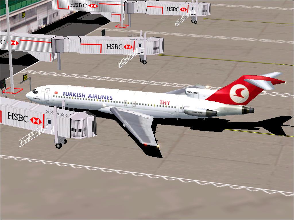 This Is A Textures Repaint Of Flightfx/Sga Boeing 727 In The Colour Of Turkish Airlines 19
