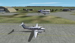 Ybhi Broken Hill Airport Scenery (Gmax) Includes The Royal Flying Doctor Service Of Austra