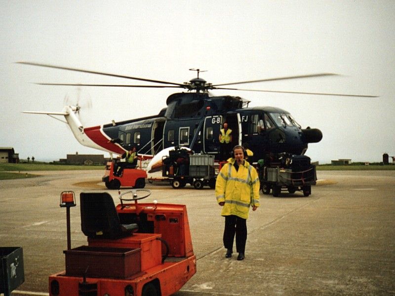 Fs2002 Sikorsky S-61N British International 26 Seater Civilian Helicopter Used By British