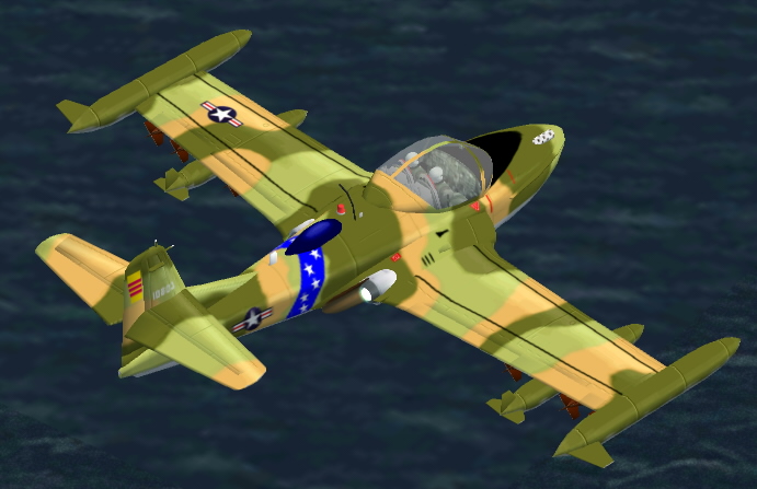 Fs2002 Cessna A-37B Dragonfly