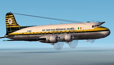 Fs2002 Aer Turas Douglas Dc-4 Freighter, Registration Ei-Ars