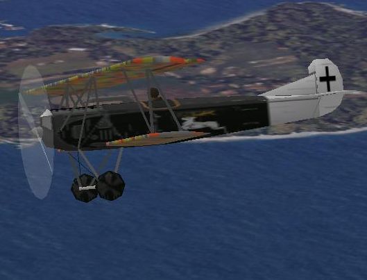 Cfs1 Ww1 Fokker D.vii Biplane Fighter The Fokker D.vii Became A Favorite Of Germanys Aces