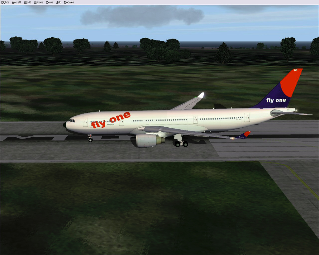 Project Opensky Airbus A330-200 Fly One (Virtual Airline) For Fs2002 Exclusively Model Des