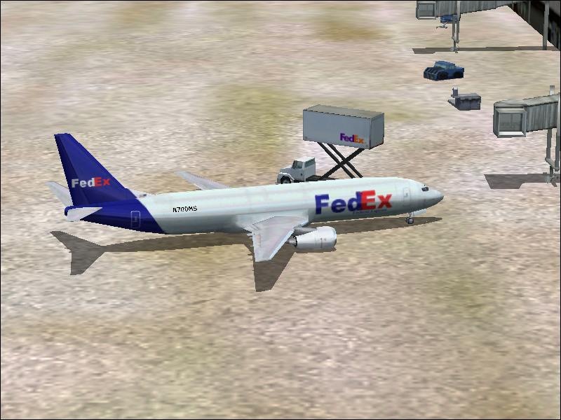 Fs2002 Fedex Vehicle Textures This Is A Replacement Texture Of The Landmark Trucks You Fin — 1