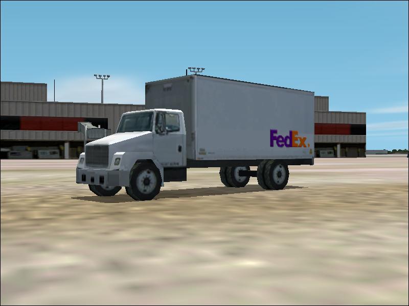 Fs2002 Fedex Vehicle Textures This Is A Replacement Texture Of The Landmark Trucks You Fin