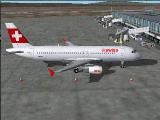 Swisss A320-214 Hb-Ijj For Microsoft Flight Simulator 2002 Original By Mike Stone.repainte