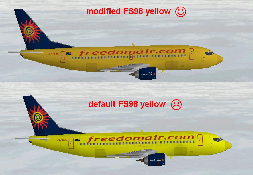 Fs98 - Freedom Air Boeing B737-300 Freedom Air Boeing B737-300, Registration Zk-Sjc — 1
