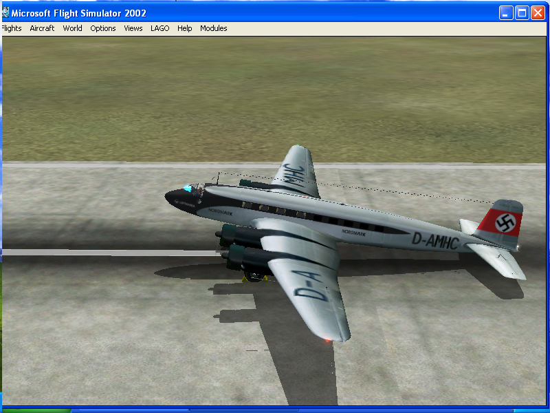 Lufthansa Focke Wulf Fw 200 Condor D-Amhcnordmark For Microsoft Flight Simulator 2002 Orig