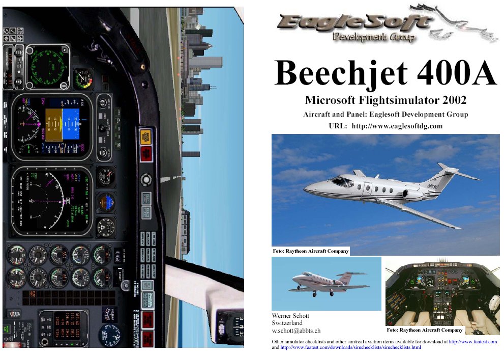 Fs2002 Manual/Checklist Beechjet 400A