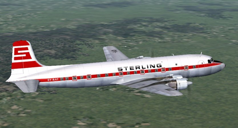 Fs2002 Sterling Airways Dc-6B