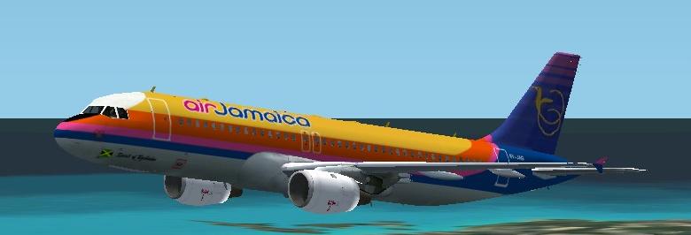 Air Jamaica A320 Reg