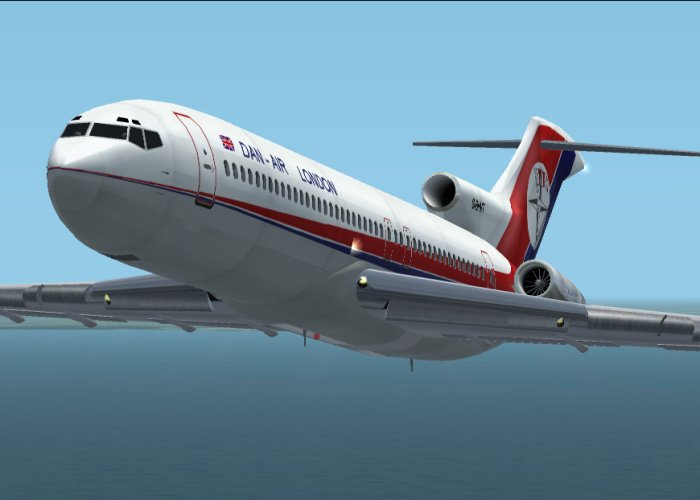 Dan Air Textures For The Ffx/Sga Boeing 727, By Chris Hodgson