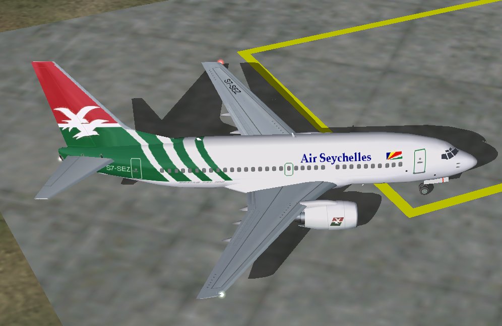 Textures Repaint Of Tsutomu Urakawa Boeing 737-700 In Air Seychelles Livery This Package C