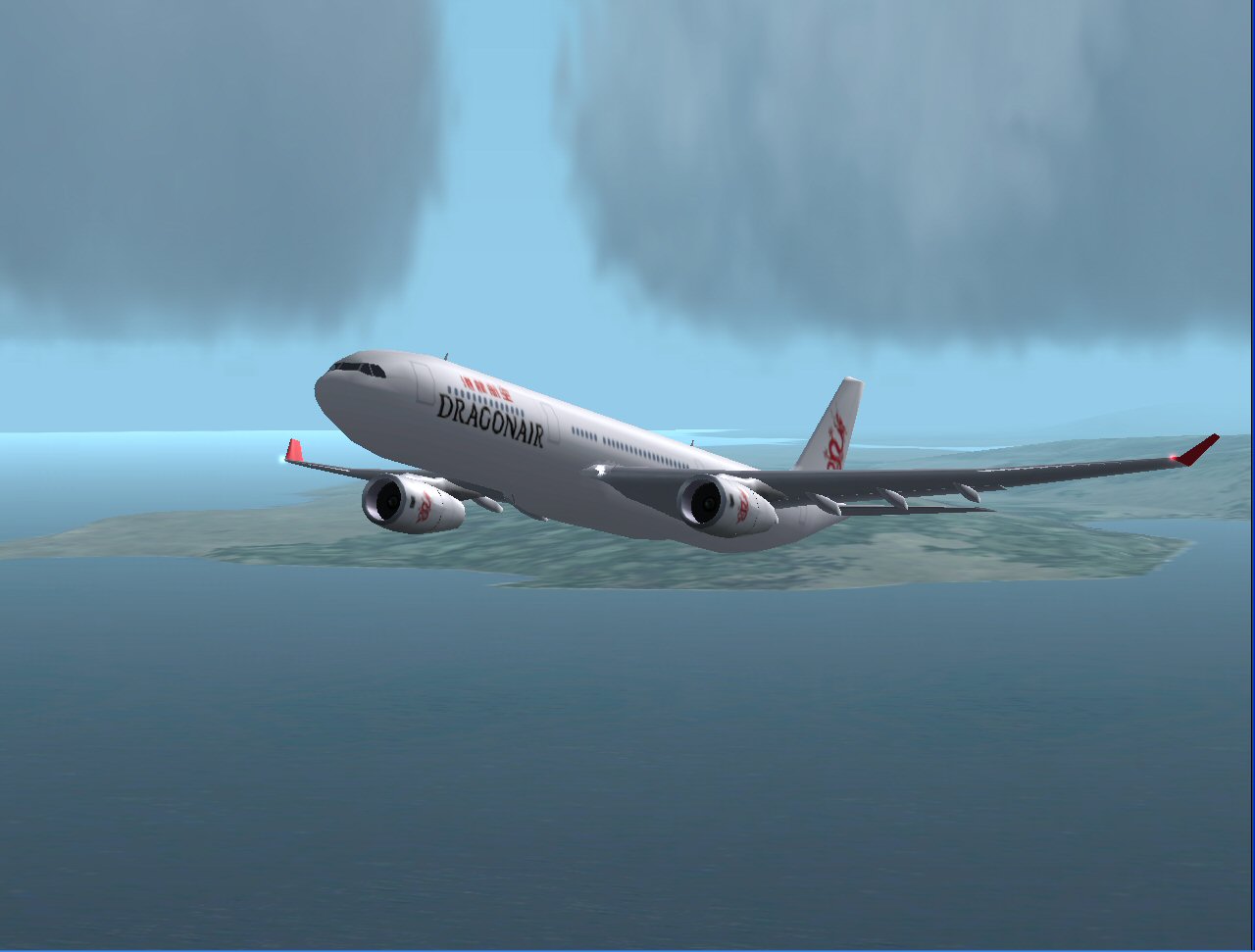 Airbus A330-300Rr In Dragonair Livery; With 32-Bit Textures