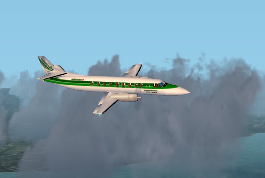 Evergreen Internatinal Vac Fairchild Metroliner Iiii For Fs2000 Pro/Fs2002 Pro This Is A F
