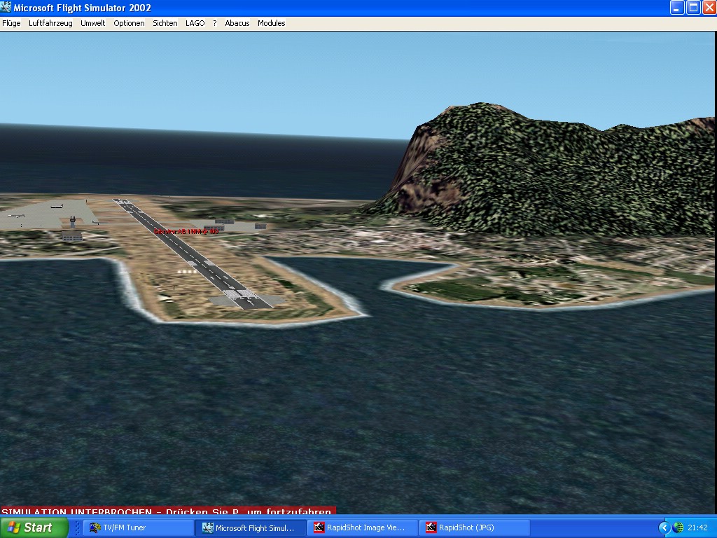 Fs2002 Gibraltar Afcad And Ai Flightplans V1.1 For Use With Default Scenery
