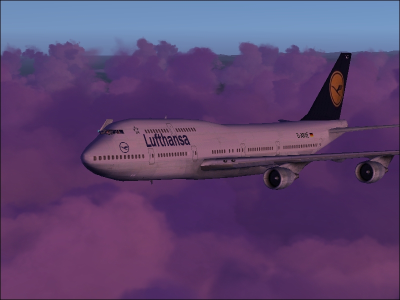 Fs2004 Boeing 747-400 Lufthansa This Is A Textures Repaint Of The Original 747-400 In Luft
