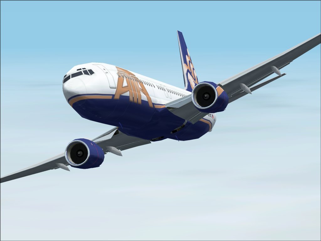 Fs2002 Boeing 737-800 American Trans Air Fspainter Model By Fspainter Texture By Urakawa F