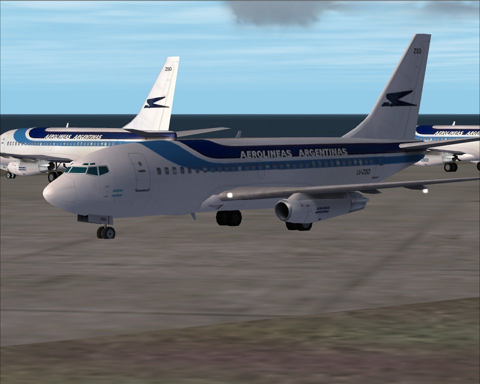 Fspainter 737-200 Repainted With Photoshop For Ai Use Only