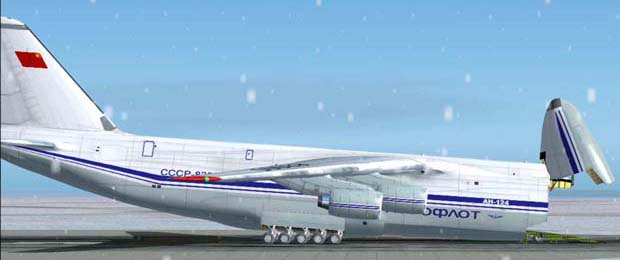 Fs2004 Antonov An124 Gmax Version With Many Animated Parts, High Detail 3Dmodel And Highli