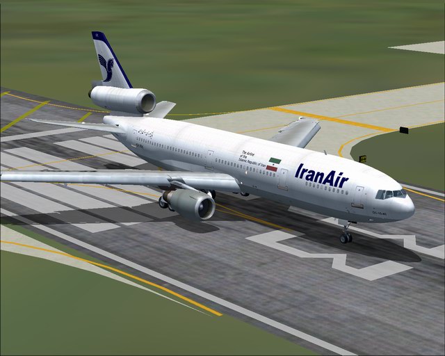 Iranair Dc-10 For Fs2004 Complete Package/ This Is The Second Version Of Iran Air Dc10 For