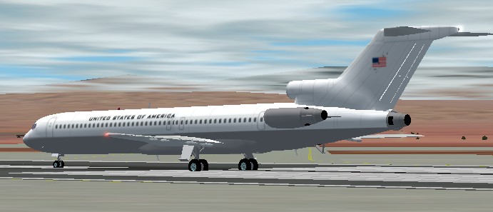 Fs2002 Boeing 727-200 (C-22) United States Of America A Former Lufthansa Boeing 727-200 (C