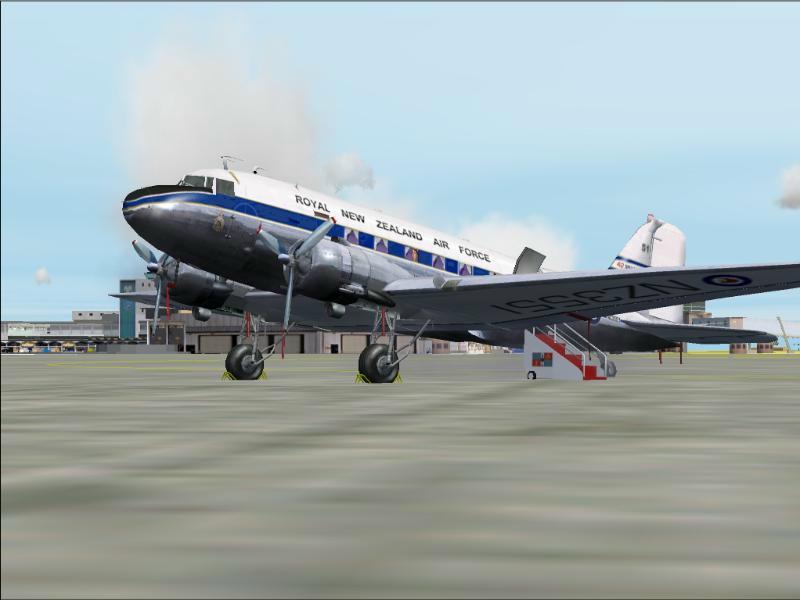 Fs2002 Douglas Dc-3 Royal New Zealand Air Force Nz3551 Nz3551 (C/N 16963/34223 Usaaf 45-09