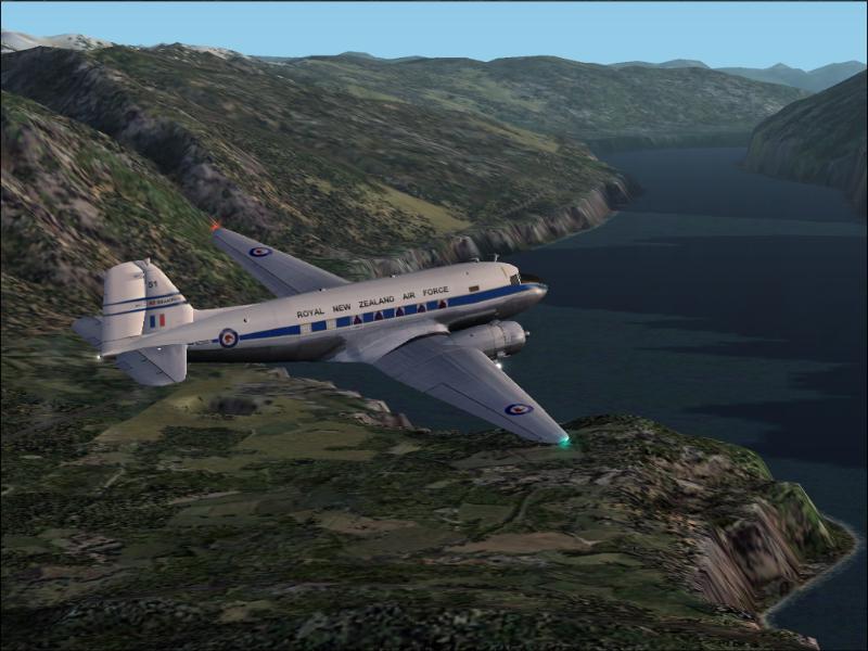 Fs2002 Douglas Dc-3 Royal New Zealand Air Force Nz3551 Nz3551 (C/N 16963/34223 Usaaf 45-09