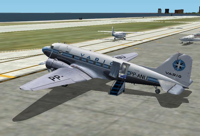Fs2002 Varig Airlines Douglas Dc-3