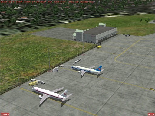 Fs2002 Scenery - Chiang Mai, Thailand, Vtcc By Martin Strong